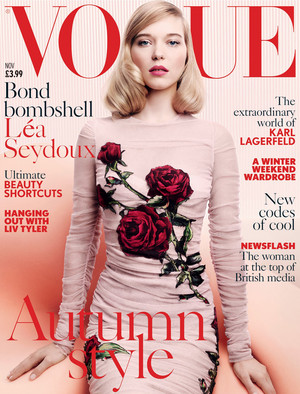  Lea Seydoux - Vogue UK Cover - 2015