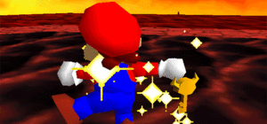  Mario's epic key grab GIF