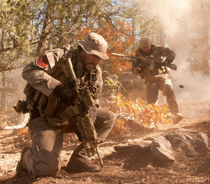 Mark Wahlberg as Marcus Luttrell in Lone Survivor