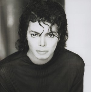  Michael Jackson - HQ Scan - Man in the mirror cover single Photosession sa pamamagitan ng Matthew Rolston