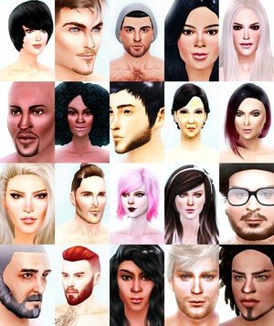  My The Sims 4 Cast Poster