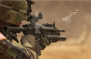 ORD M4 기병 총, 카빈, 카 빈 Firing