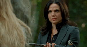 Regina's -I saved you now save me- look