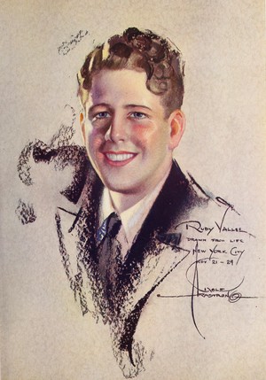  Rudy Vallée painted দ্বারা Rolf Armstrong