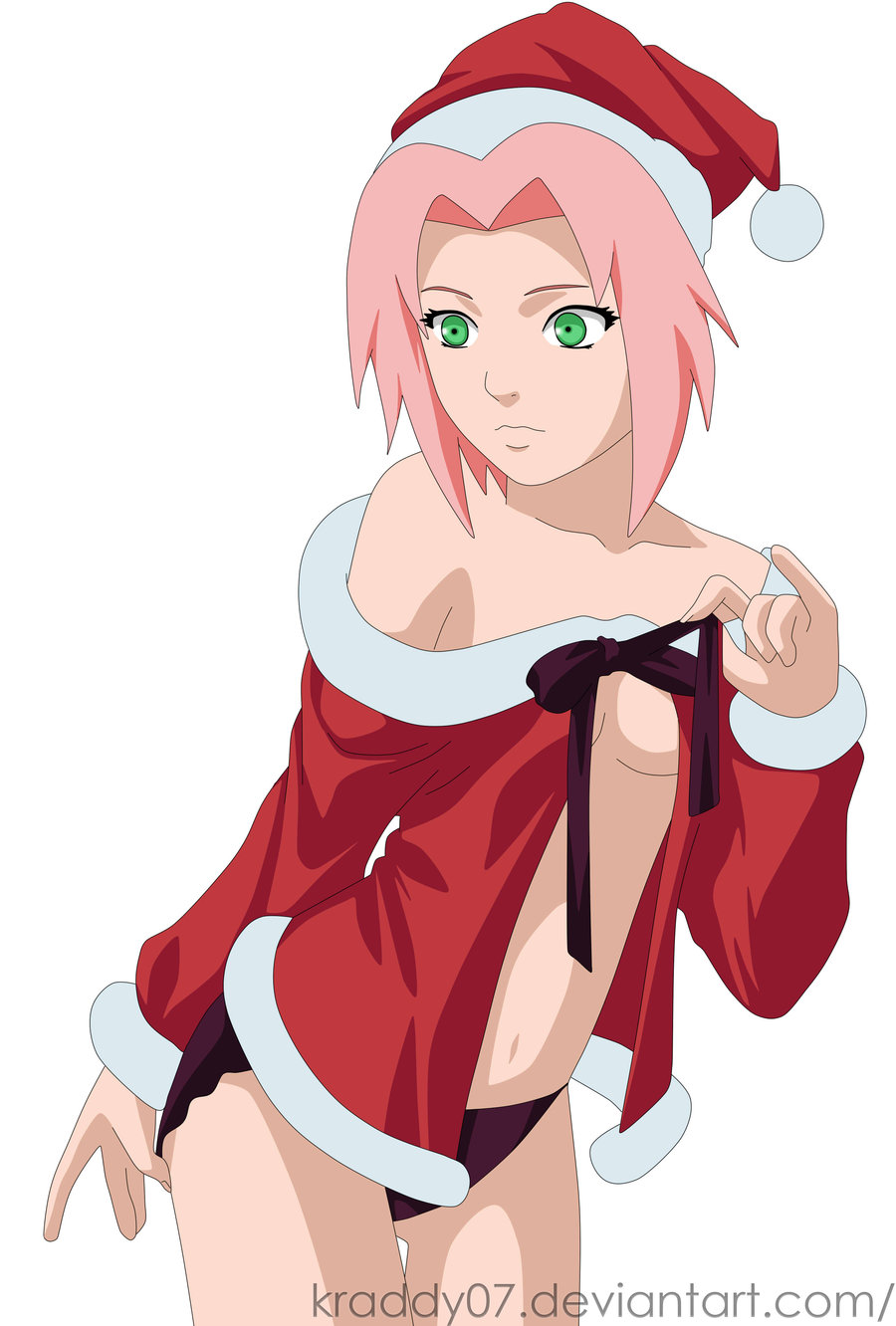 Sakura Haruno Sexy Santa
