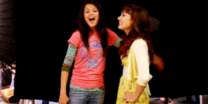  Selena Gomez and Demi Lovato gifs