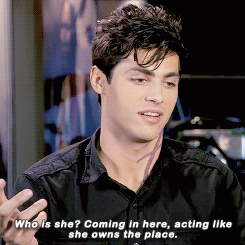 Talking about Clary and Alec