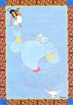  Walt disney gambar - Prince Aladdin, Abu & Genie