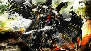  Warhammer 40K karatasi la kupamba ukuta Dark Angel