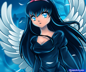  how to draw an Anime Angel Angel girl 1 000000011729 5