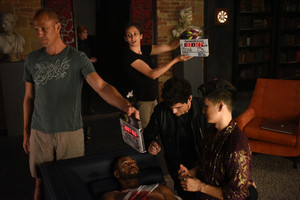  'Shadowhunters' 1x06 Of Men and Ангелы (behind the scenes)