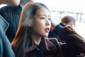  160111 आई यू at Incheon Airport Returning from Taipei