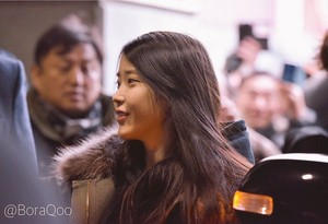  160123 IU Arriving at 'A Happy IU jaar 2016' fan Meeting in Tokyo