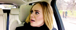  Adele’s reaction to James Corden actually being able to sing!