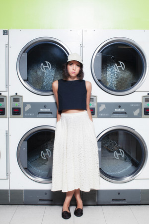  Aubrey Plaza modelos Rachel Antonoff's Spring 2014 Ready-to-Wear Collection