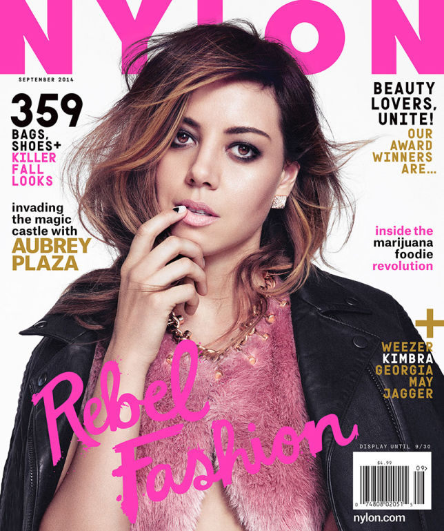 Aubrey Plaza in Nylon Magazine - September 2014