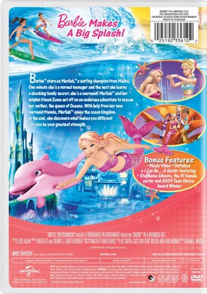 Barbie in A Mermaid Tale 2016 DVD with New Artwork