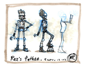 Concept Art: Raz's Father
