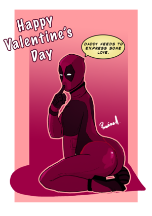  Deadpool - Happy Valentine's día