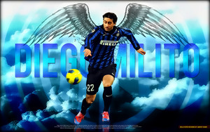  Diego Milito Inter de Milan fond d’écran