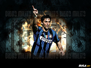  Diego Milito Inter de Milan Обои