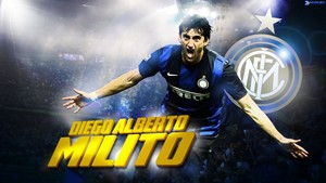  Diego Milito Inter de Milan kertas dinding
