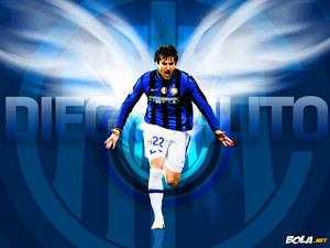  Diego Milito Inter de Milan پیپر وال