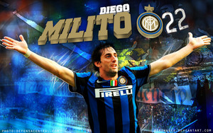  Diego Milito Inter de Milan fondo de pantalla