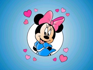  Walt 迪士尼 图片 - Minnie 老鼠, 鼠标