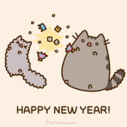 Happy New साल s pusheen the cat 39171475 250 250