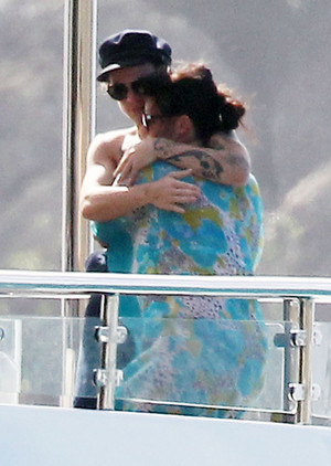 Harry and Anne in St. Barts
