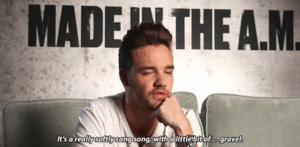  Liam on recording I Want To Write Ты A Song with a sore throat