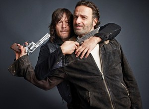  lincoln and Reedus ~ TV Guide Magazine