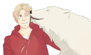  Mattie and Kumajirou as an adult Polar медведь