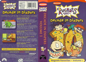  Nicklodeon's Rugrats Decade In Diapers Volume 1 VHS