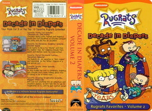  Nicklodeon's Rugrats Decade In Diapers Volume 2 VHS