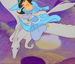  Princess hoa nhài riding her Beautiful White Pegasus