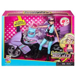 Spy Squad Motorcycle and Cat Burglar doll