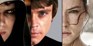  estrella Wars Anakin Luke Rey Skywalker