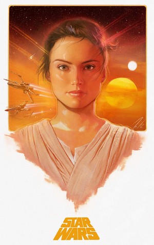  星, つ星 Wars The Force Awakens: Rey