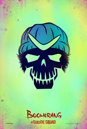  Suicide Squad Skull Poster - Boomerang