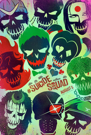  Suicide Squad - Skull Poster