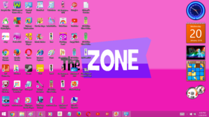 The ZONE Pink Purple