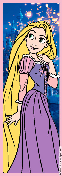 Walt Disney Crafts - Princess Rapunzel Bookmark