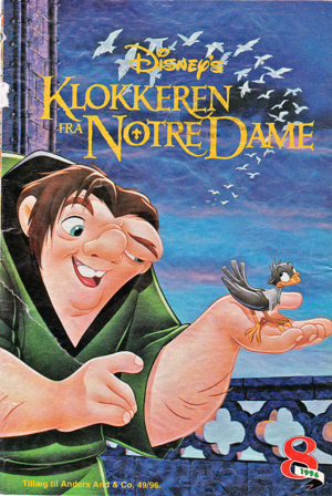  Walt ডিজনি Movie Comics - The Hunchback of Notre Dame (Danish Version)