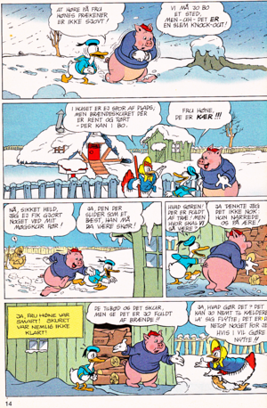  Walt Дисней Movie Comics - The Wise Little Hen (Danish Version)