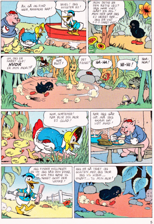Walt Disney Movie Comics - The Wise Little Hen (Danish Version)