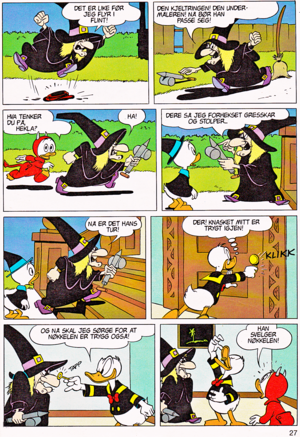  Walt ディズニー Movie Comics - Trick または Treat (Norwegian Version)