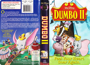  Walt Дисней Pictures Presents Dumbo 2 VHS