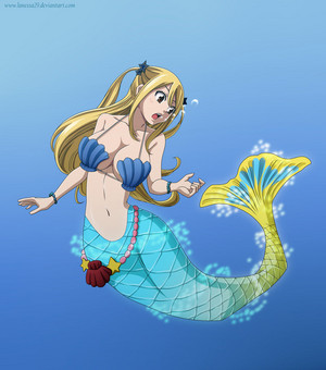 *Lucy Become Little Mermaid*